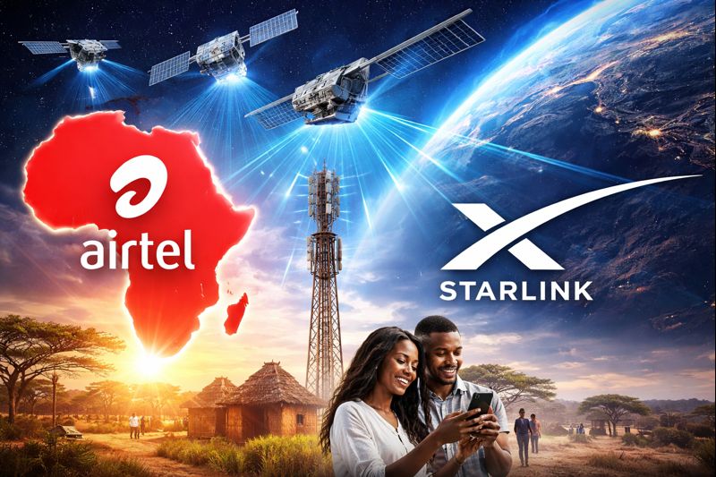 Airtel Africa Collaborates with Starlink: South Africa and Starlink Set to Benefit